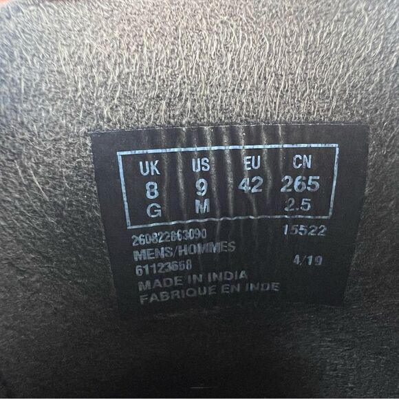 Clarks Bushacre Brown Leather Boots Mens Sz 9 - Picture 10 of 11